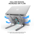 Wholesale In Stock Aluminum Alloy Ergonom Adjust Fold Portable Laptop Stand Foldable Adjustable for Notebook Computer Tablet PC